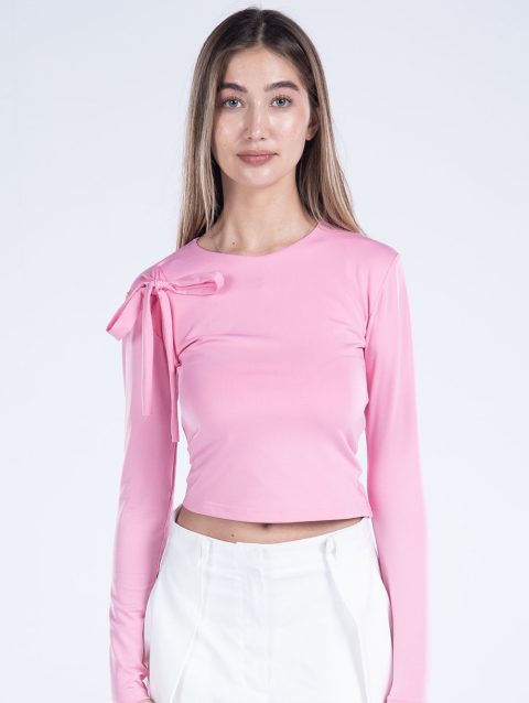 Round Neck Long Sleeve Top