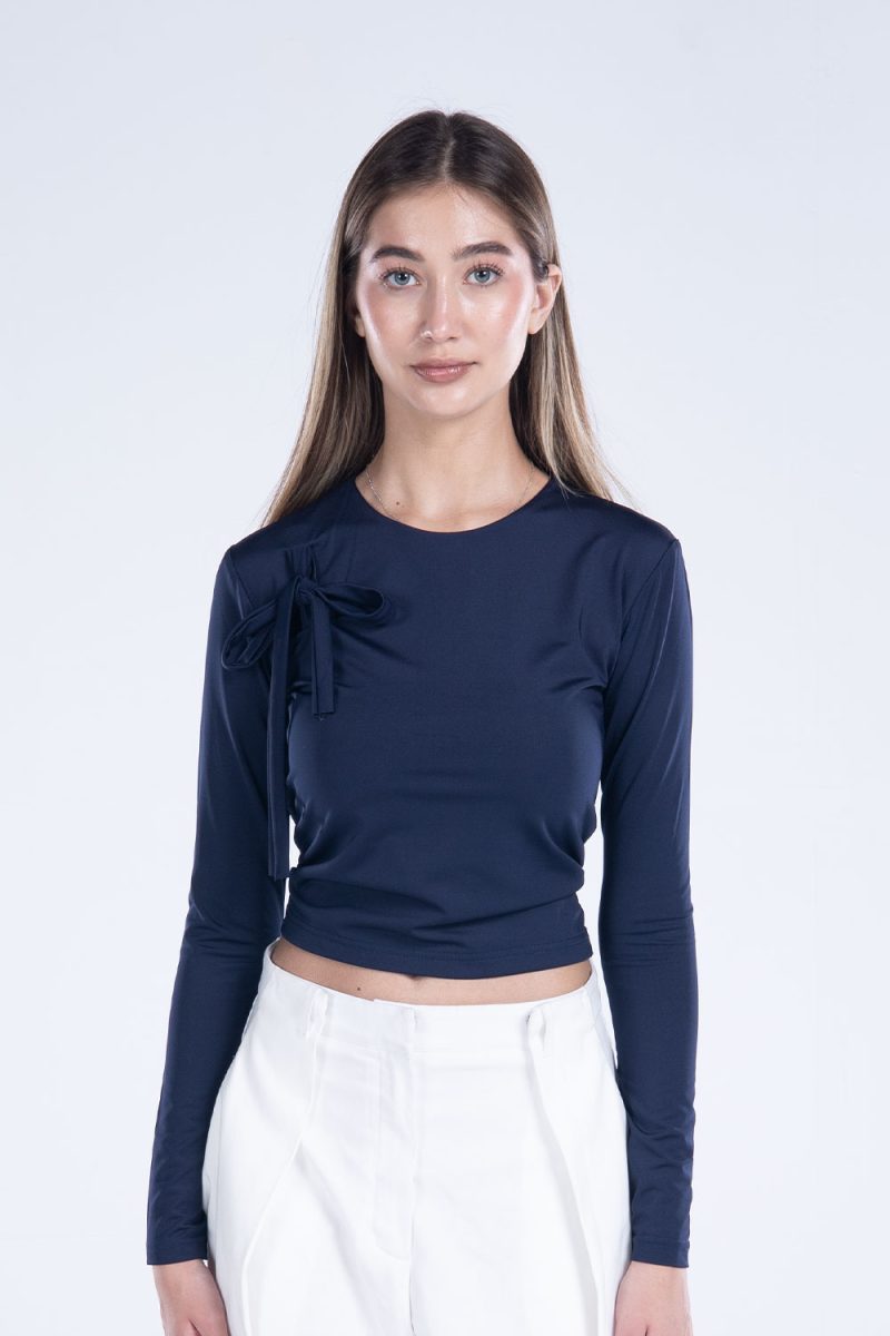 Round Neck Long Sleeve Top - Image 17