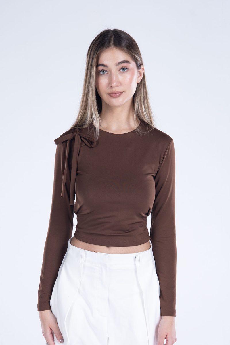 Round Neck Long Sleeve Top - Image 21