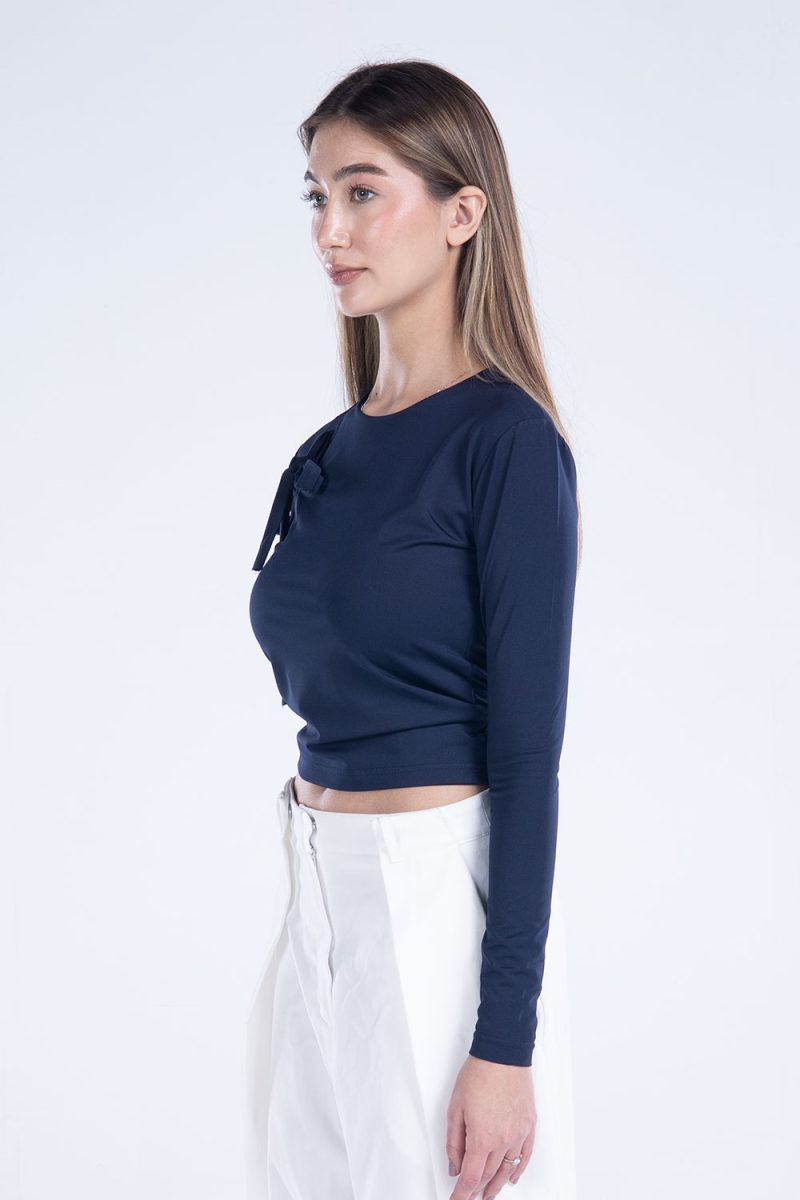 Round Neck Long Sleeve Top - Image 18