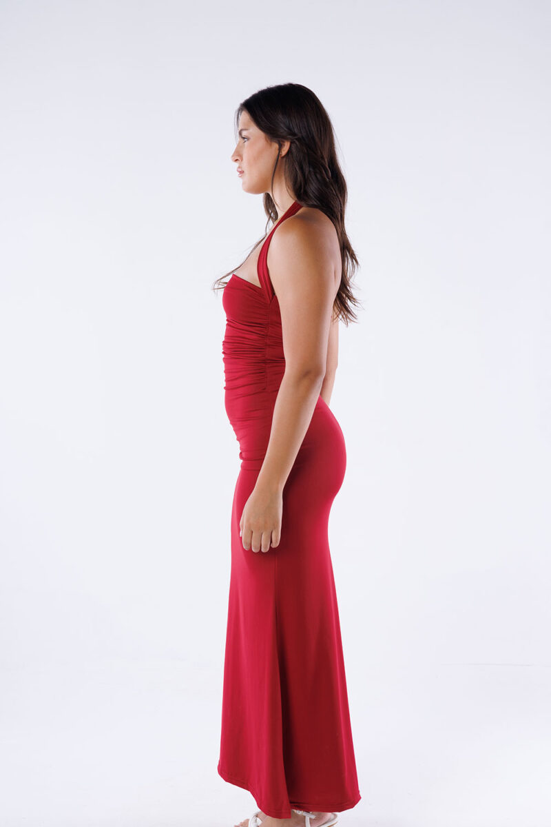 Halter Neck Maxi Dress - Image 3