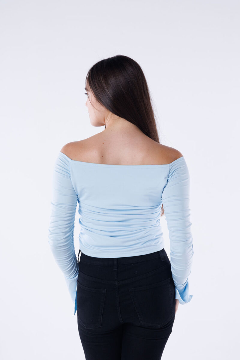 Off-Shoulder Long Sleeve Top - Image 5