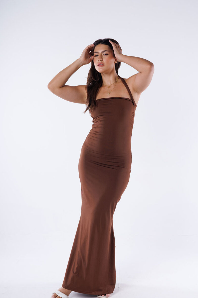 Halter Neck Maxi Dress - Image 26