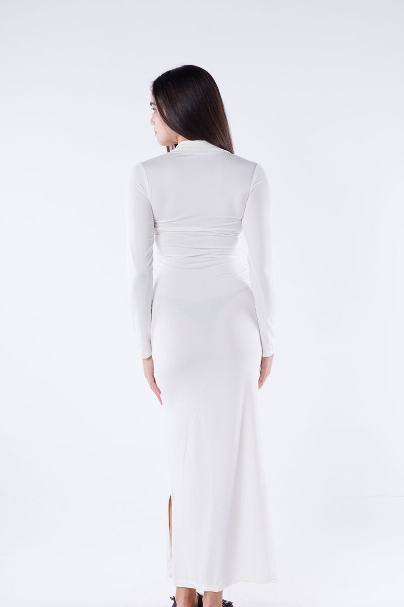 Polo Collar Maxi Dress - Image 26