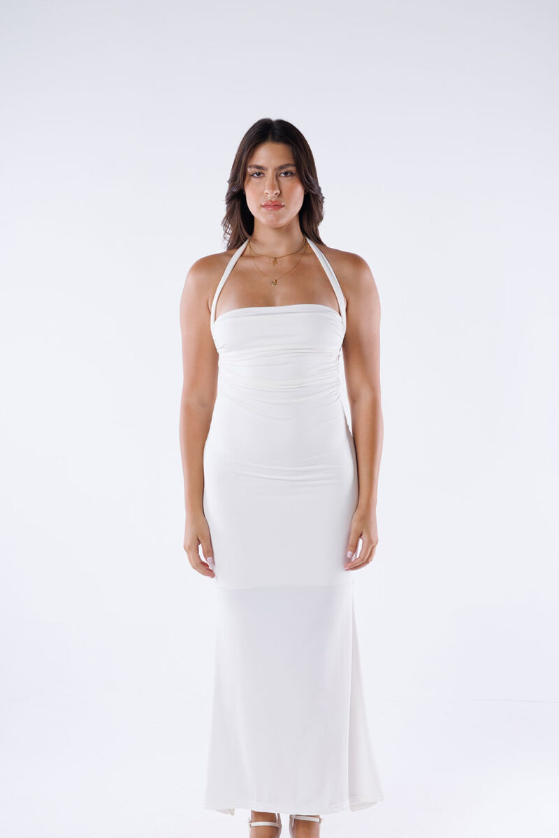 Halter Neck Maxi Dress - Image 6