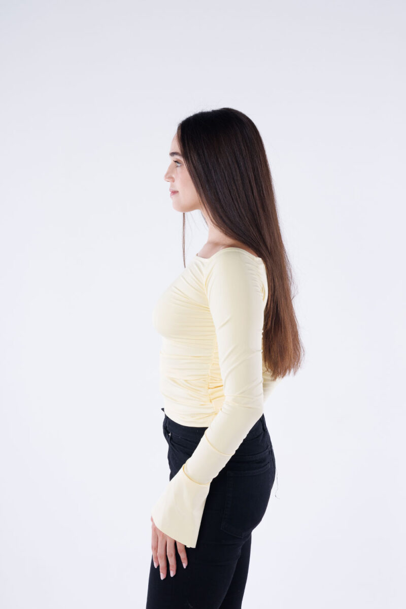 Off-Shoulder Long Sleeve Top - Image 24