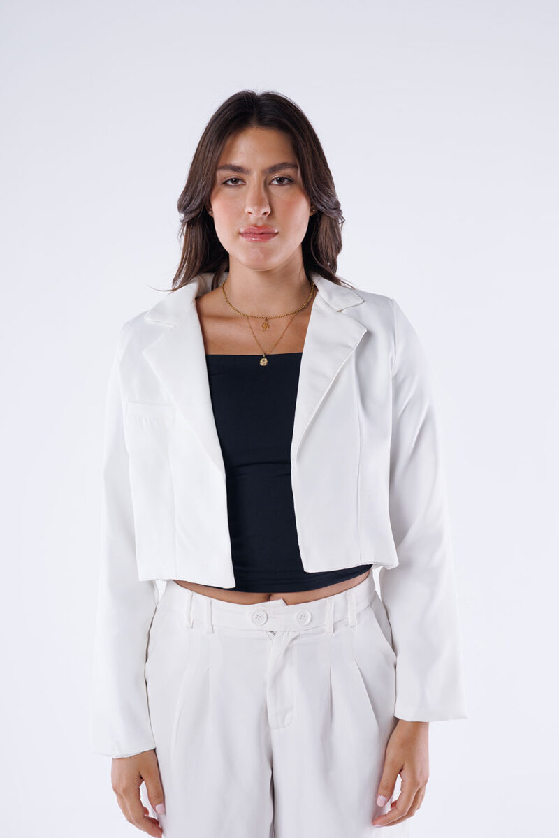 Cropped Blazer - Image 2