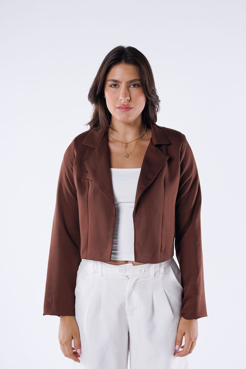 Cropped Blazer - Image 12