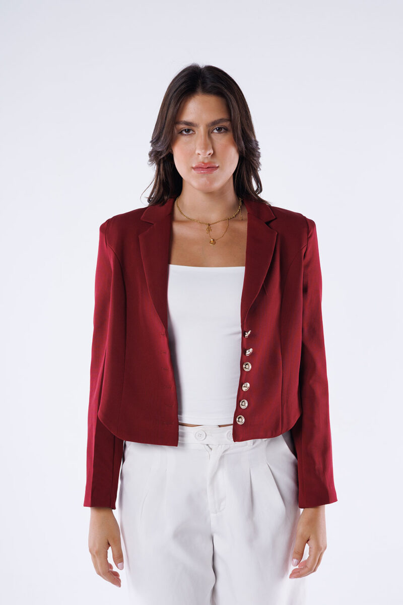 Buttoned Blazer - Image 13