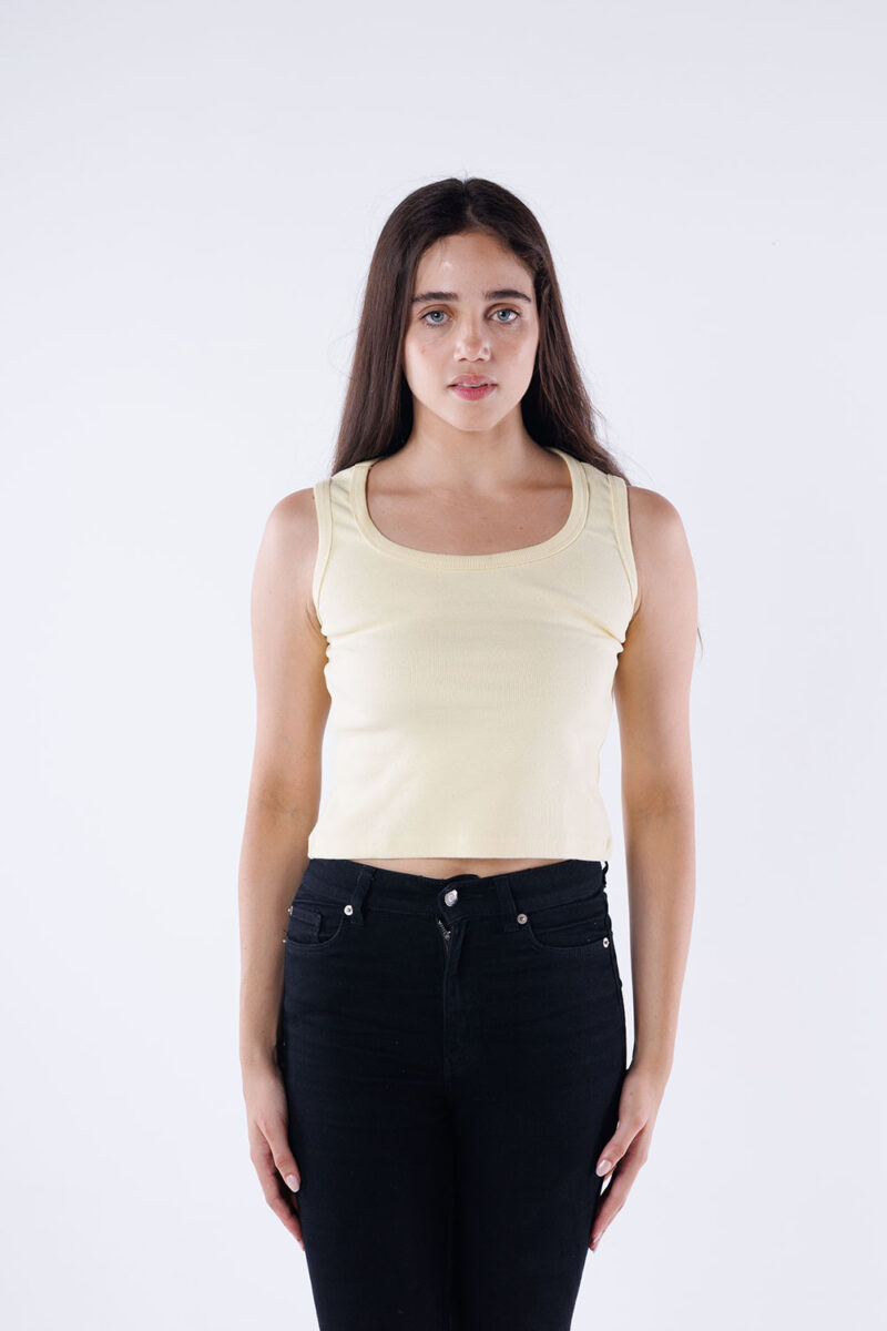Basic Ribbed Tank Top - Image 10