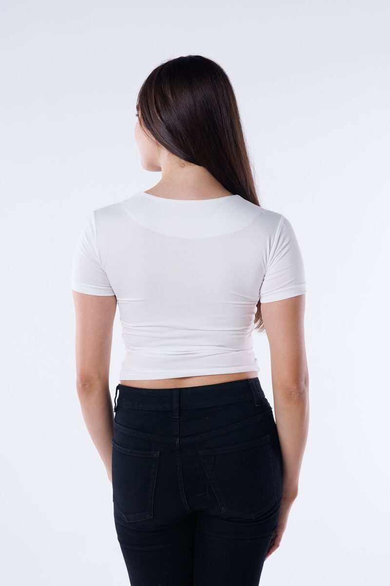 Square Neck Short Sleeve Top - Image 15