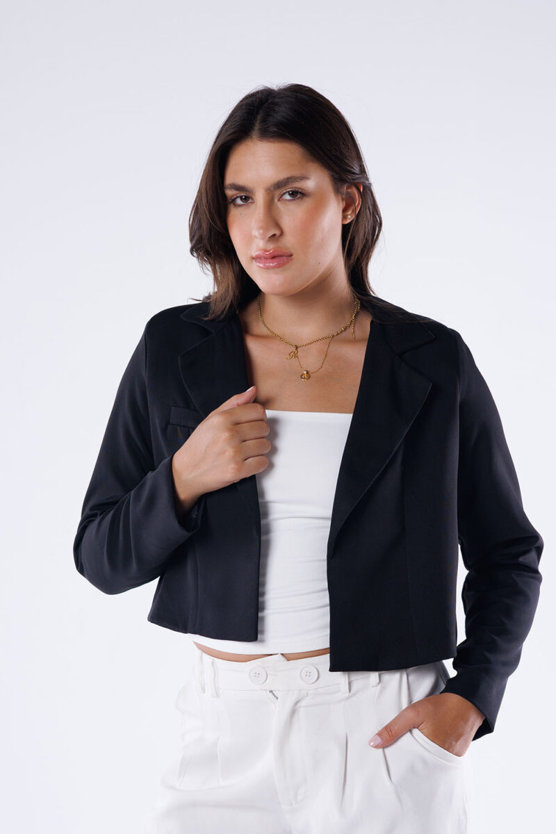 Cropped Blazer - Image 15