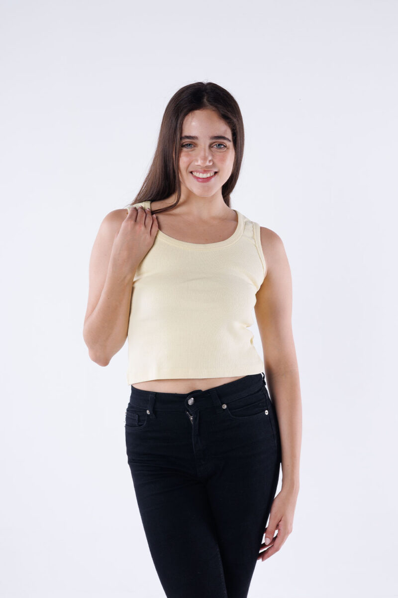 Basic Ribbed Tank Top - Image 13