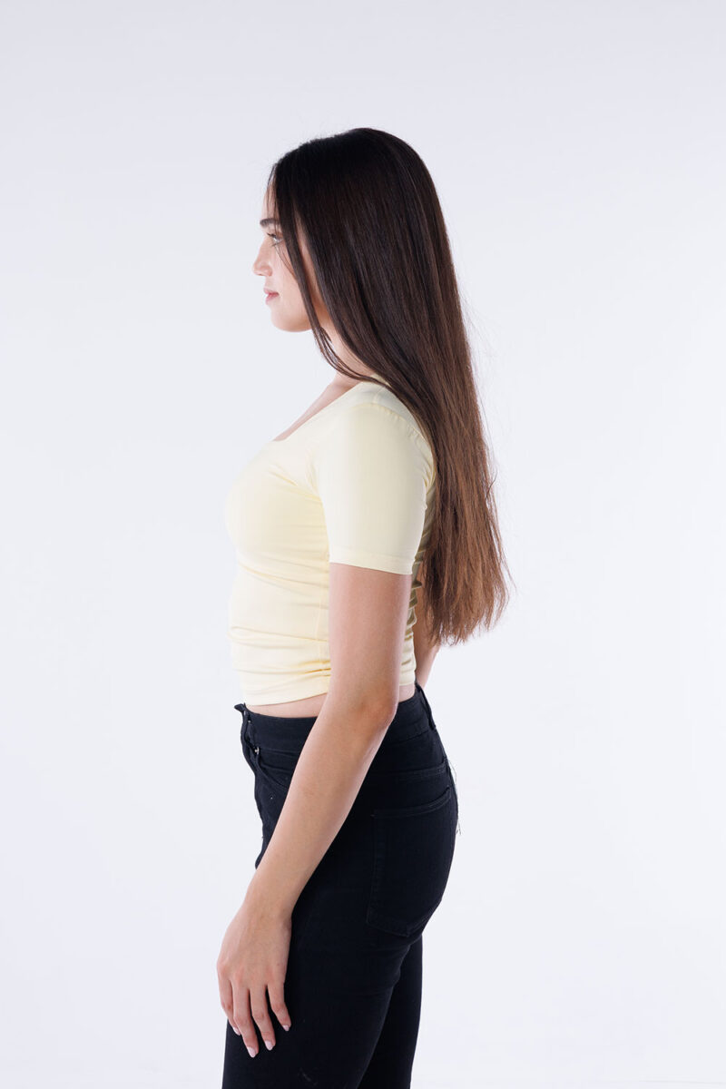Square Neck Short Sleeve Top - Image 18
