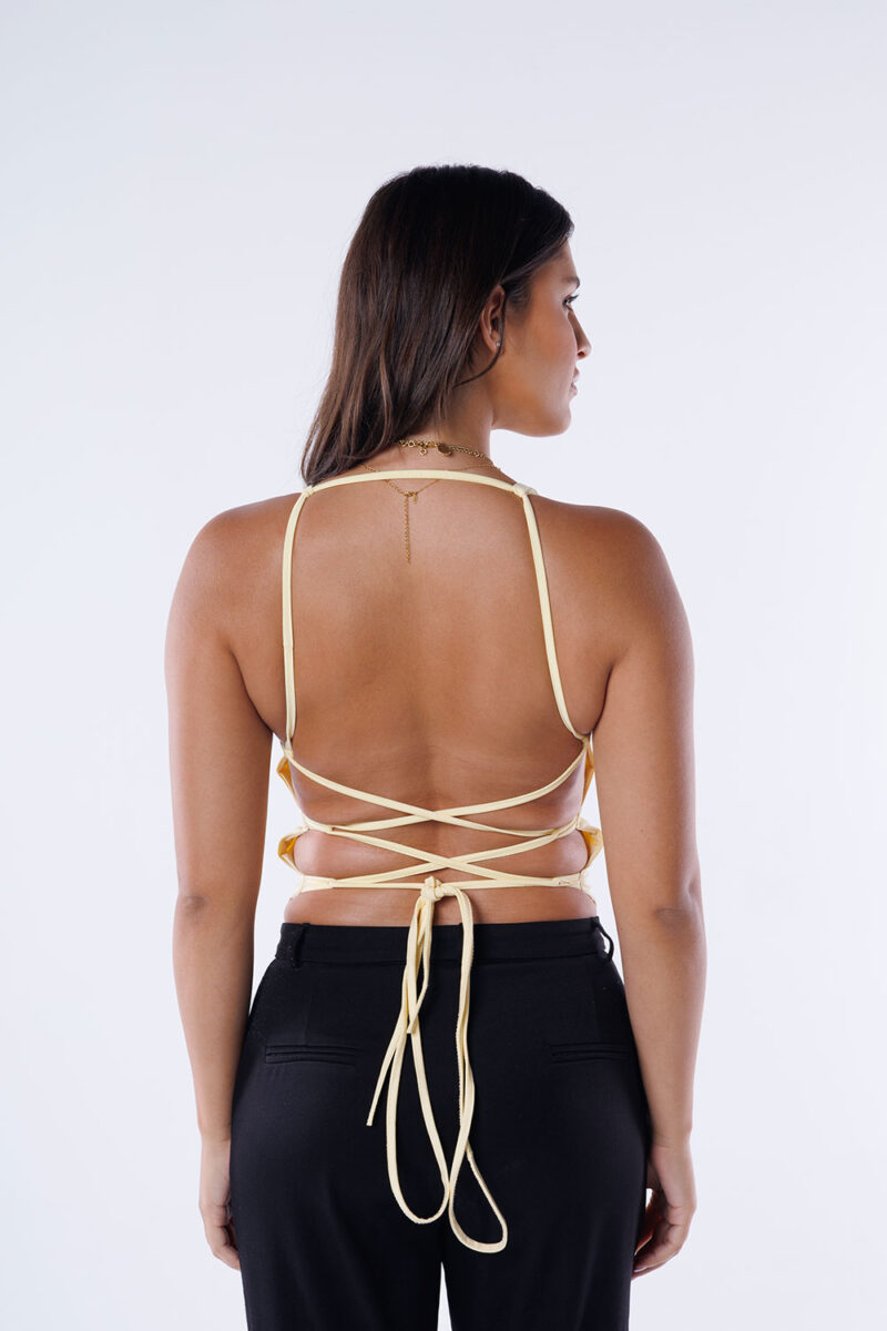 Crisscross Back Halter Top - Image 14