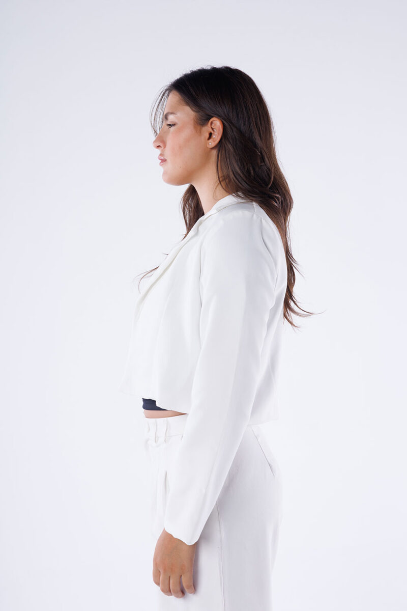 Cropped Blazer - Image 3