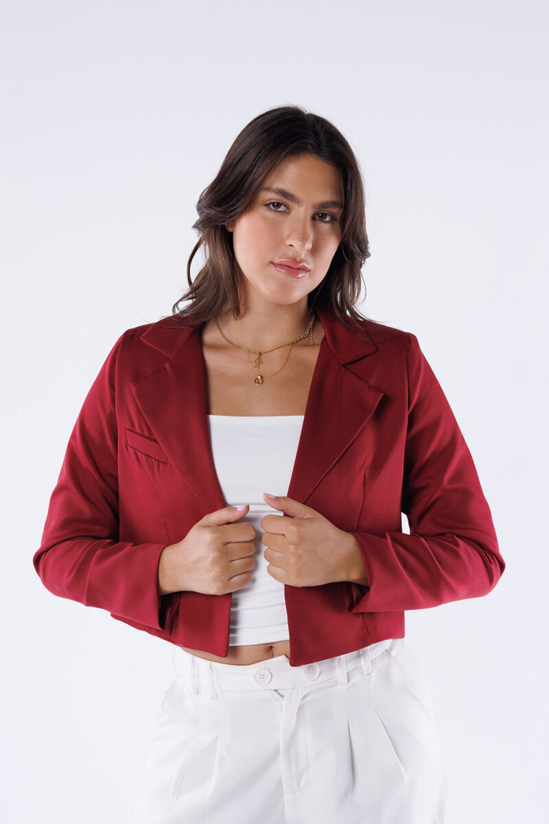 Cropped Blazer - Image 20