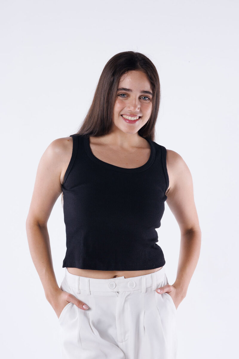 Basic Ribbed Tank Top - Image 17