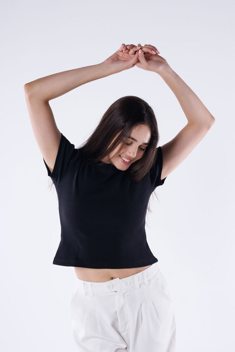 Ribbed Cotton Top - Image 22