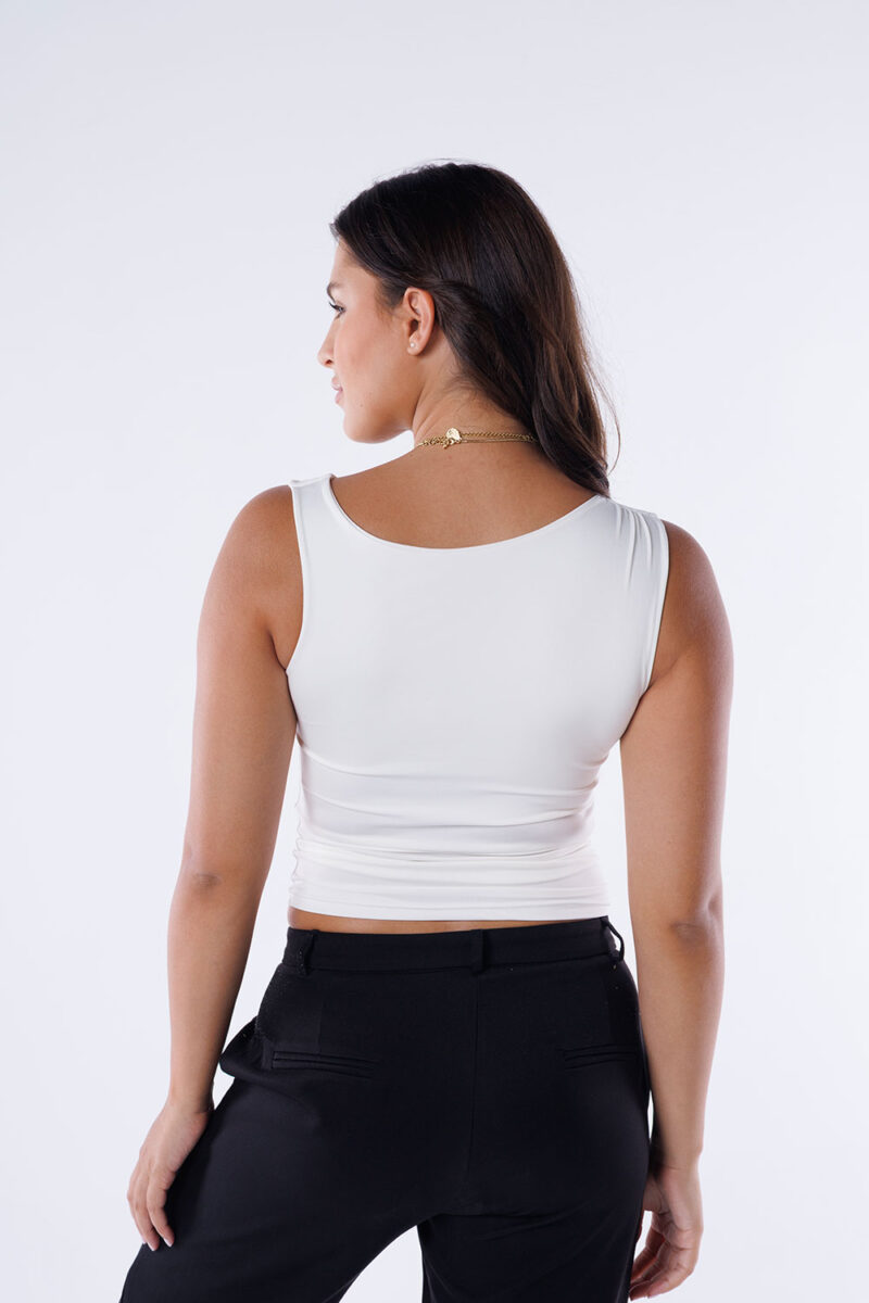 One Shoulder Rushed Asymmetrical Top - Image 27