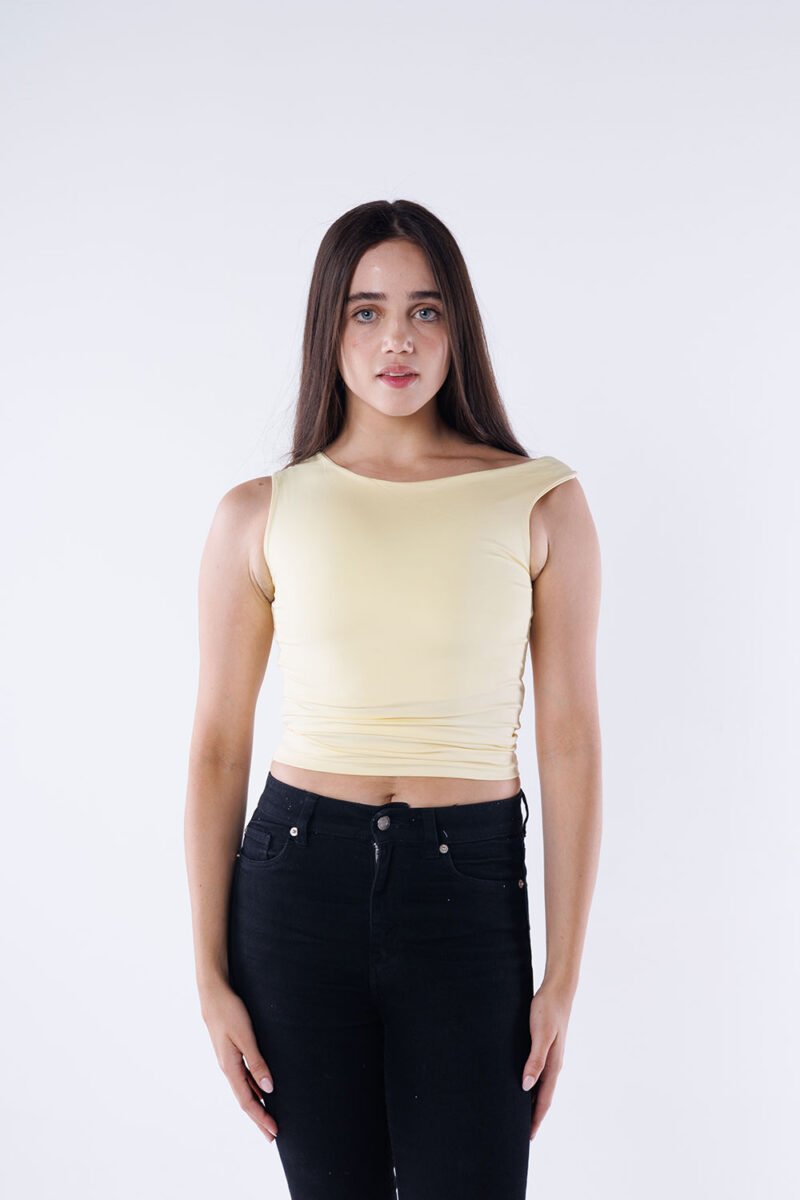 One Shoulder Rushed Asymmetrical Top - Image 29