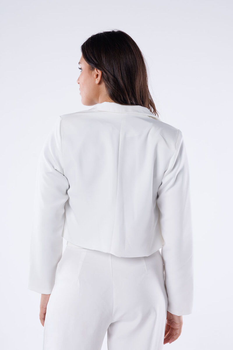 Cropped Blazer - Image 4