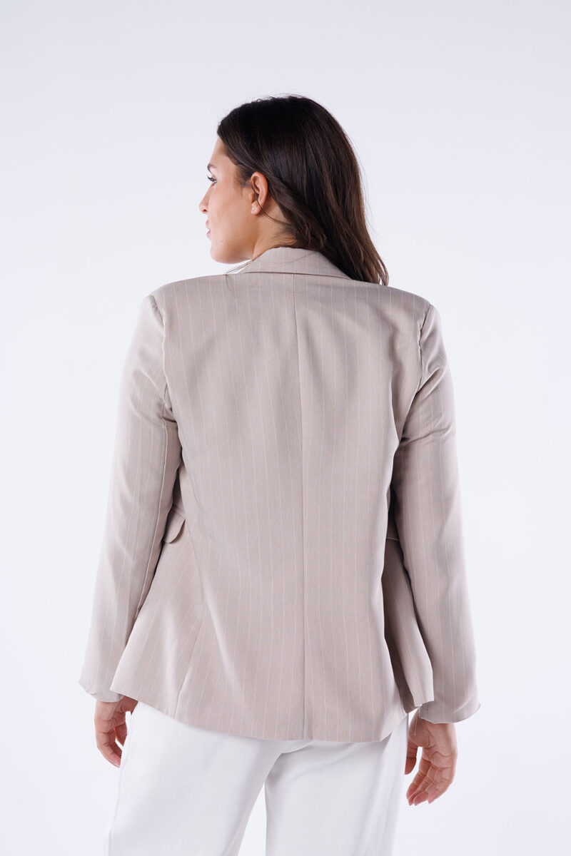 Pinstripe Blazer - Image 4