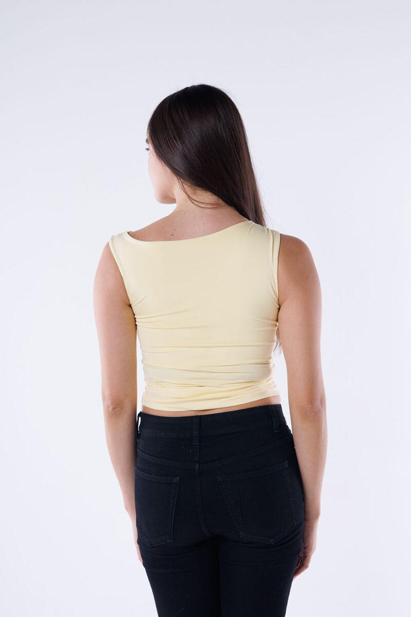 One Shoulder Rushed Asymmetrical Top - Image 31