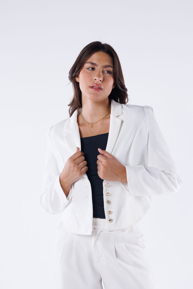 Buttoned Blazer