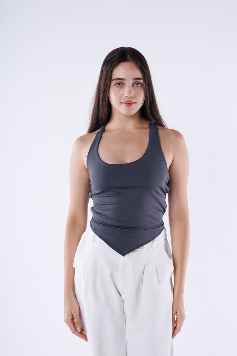 Crisscross Back Halter Top - Image 5