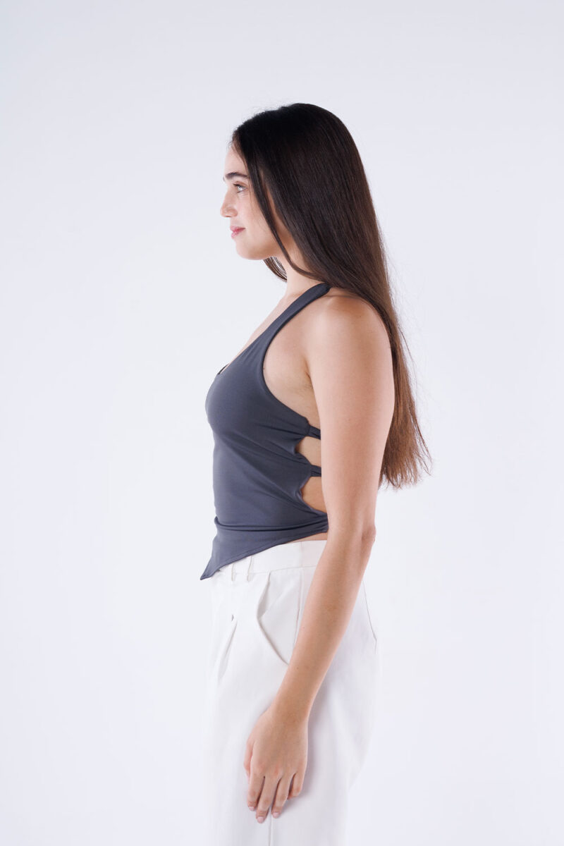 Crisscross Back Halter Top - Image 6
