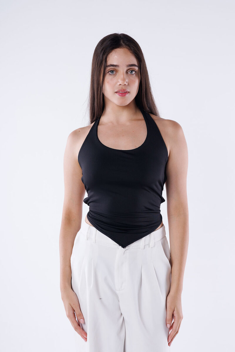 Crisscross Back Halter Top - Image 9