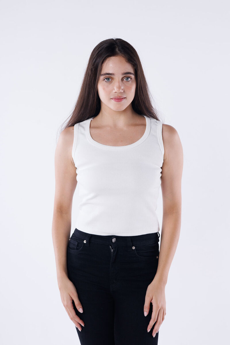 Basic Ribbed Tank Top - Image 6