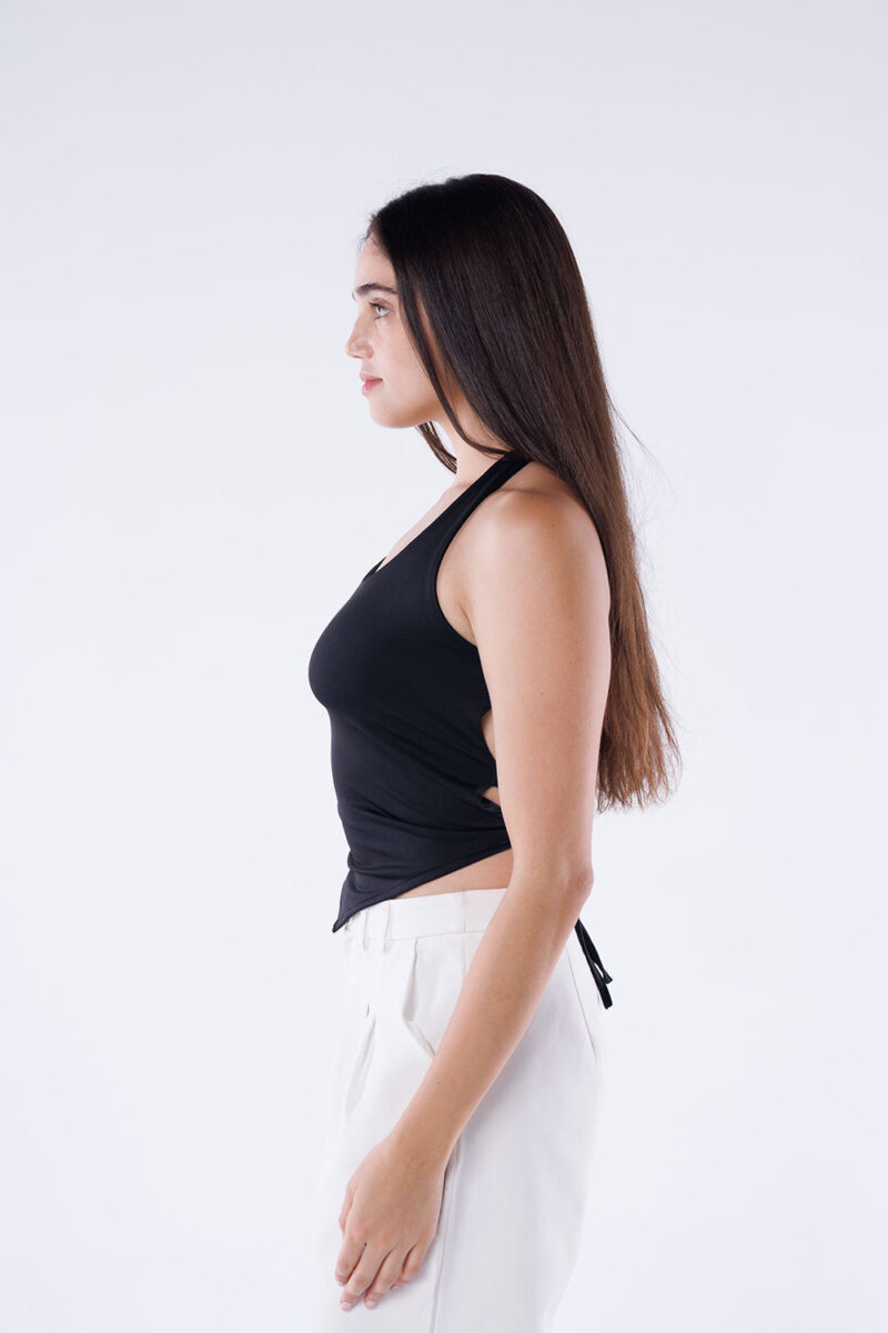 Crisscross Back Halter Top - Image 10