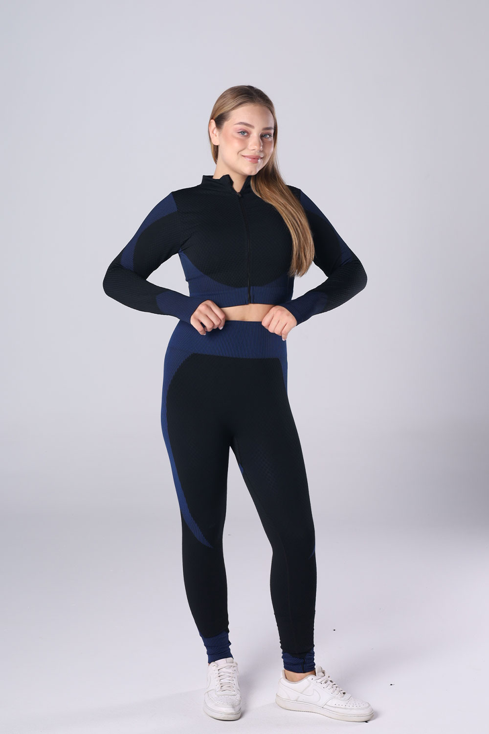 Seamless Zip-Up leggings Set - 3 pieces - Image 50