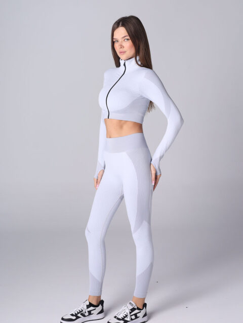 Seamless Zip-Up leggings Set - 3 pieces