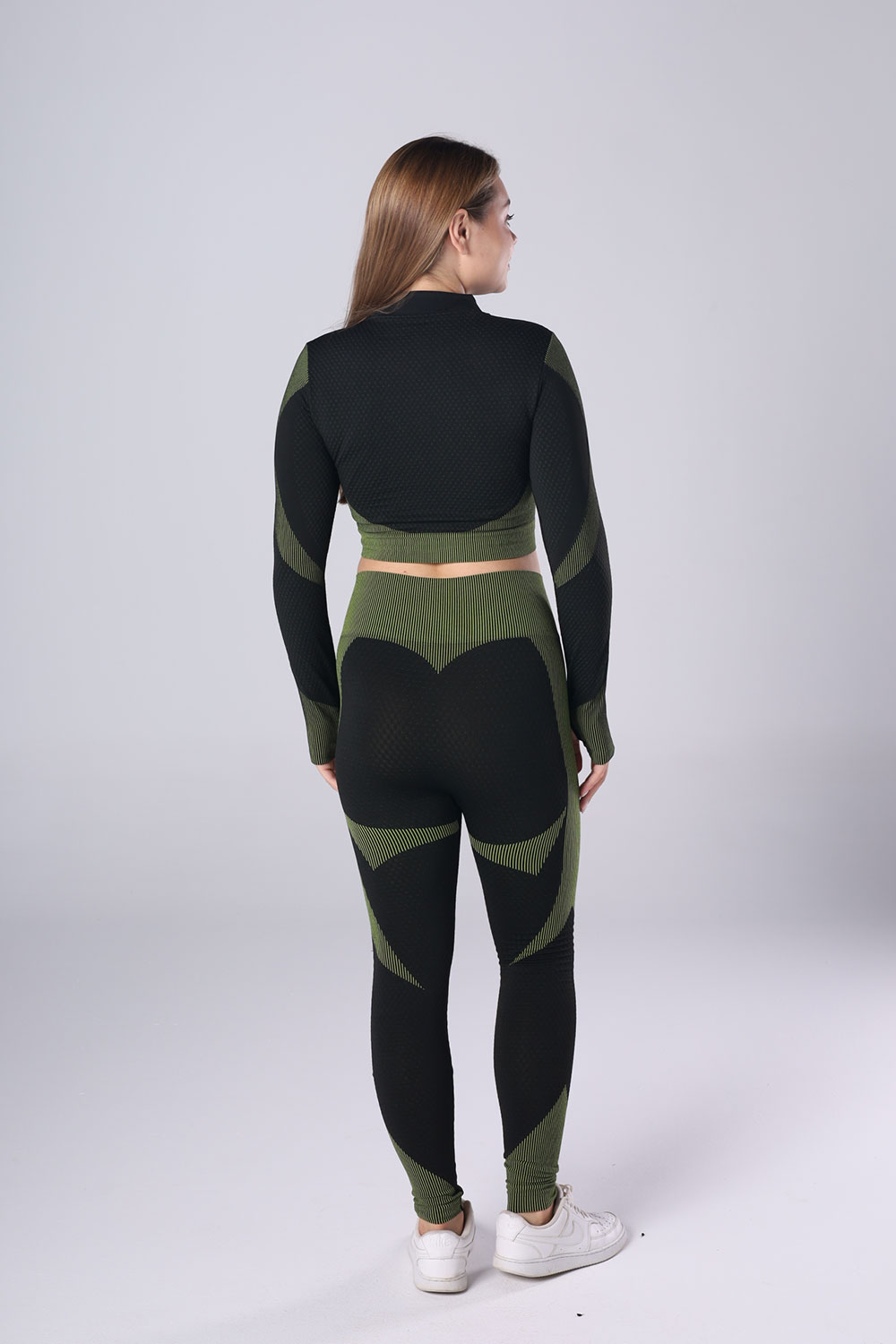 Seamless Zip-Up leggings Set - 3 pieces - Image 46