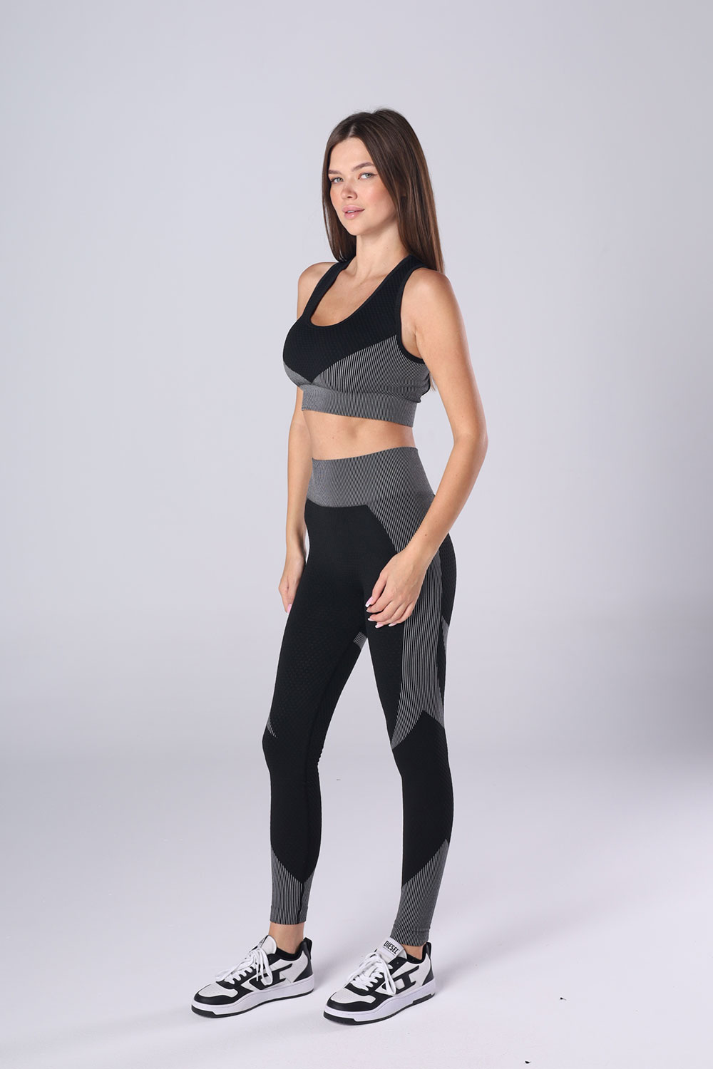 Seamless Zip-Up leggings Set - 3 pieces - Image 24