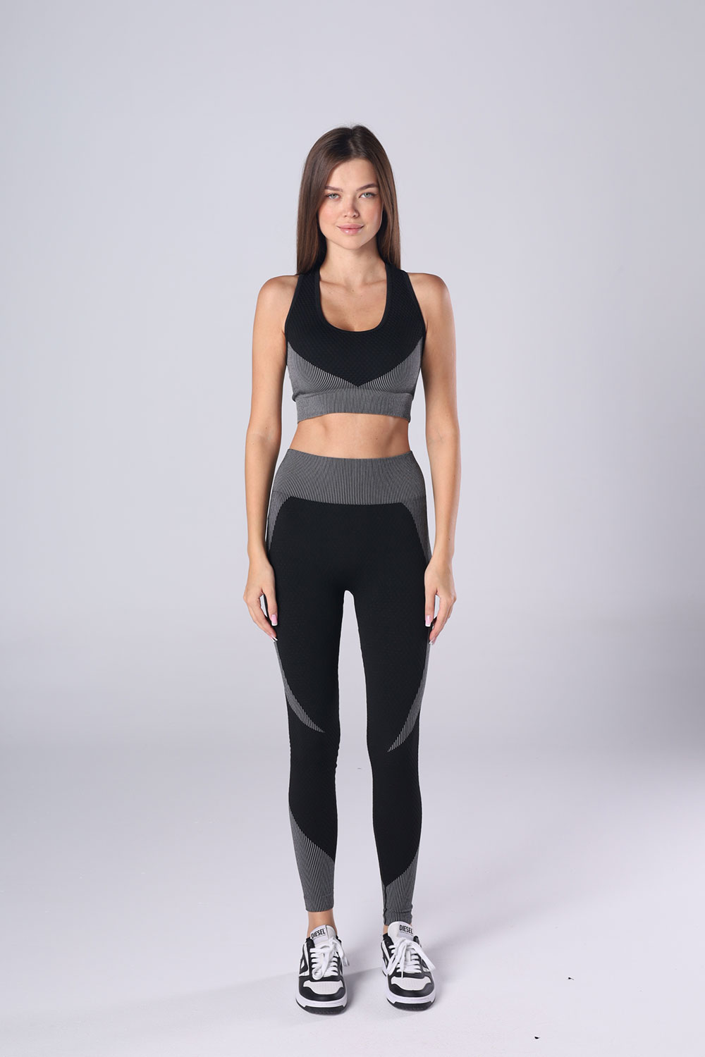 Seamless Zip-Up leggings Set - 3 pieces - Image 23