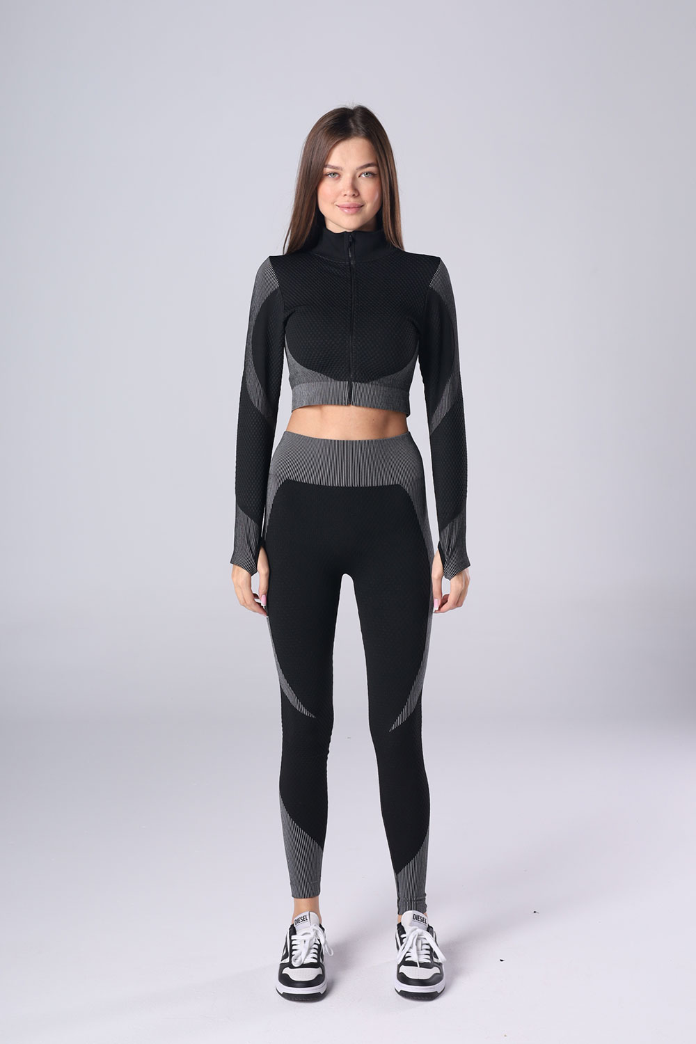 Seamless Zip-Up leggings Set - 3 pieces - Image 20
