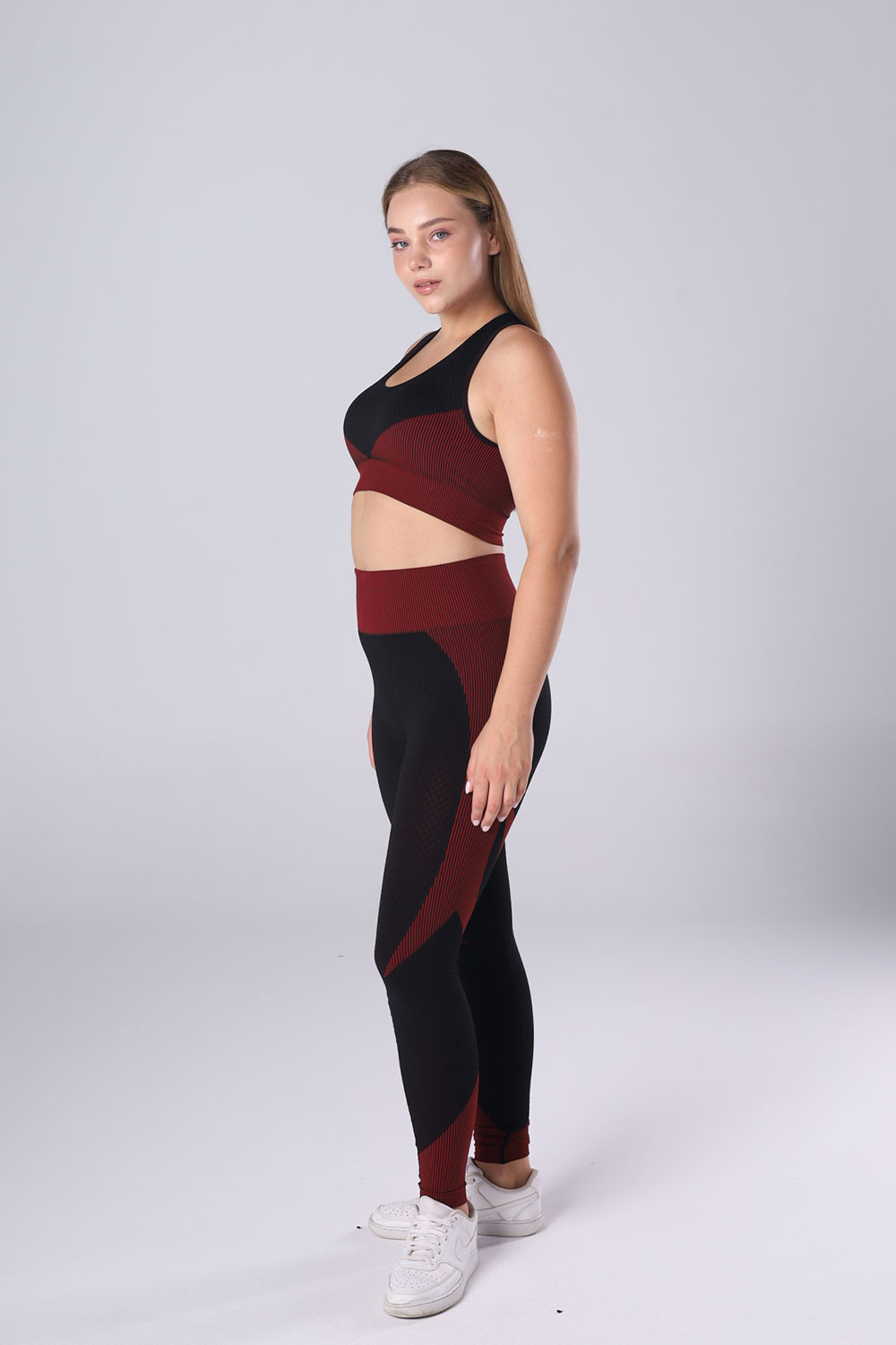 Seamless Zip-Up leggings Set - 3 pieces - Image 36