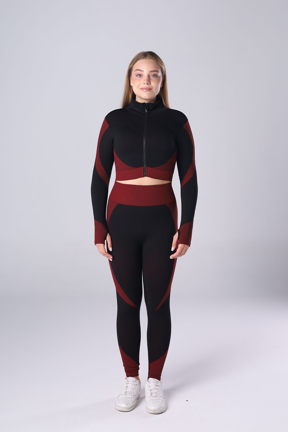 Seamless Zip-Up leggings Set - 3 pieces - Image 32
