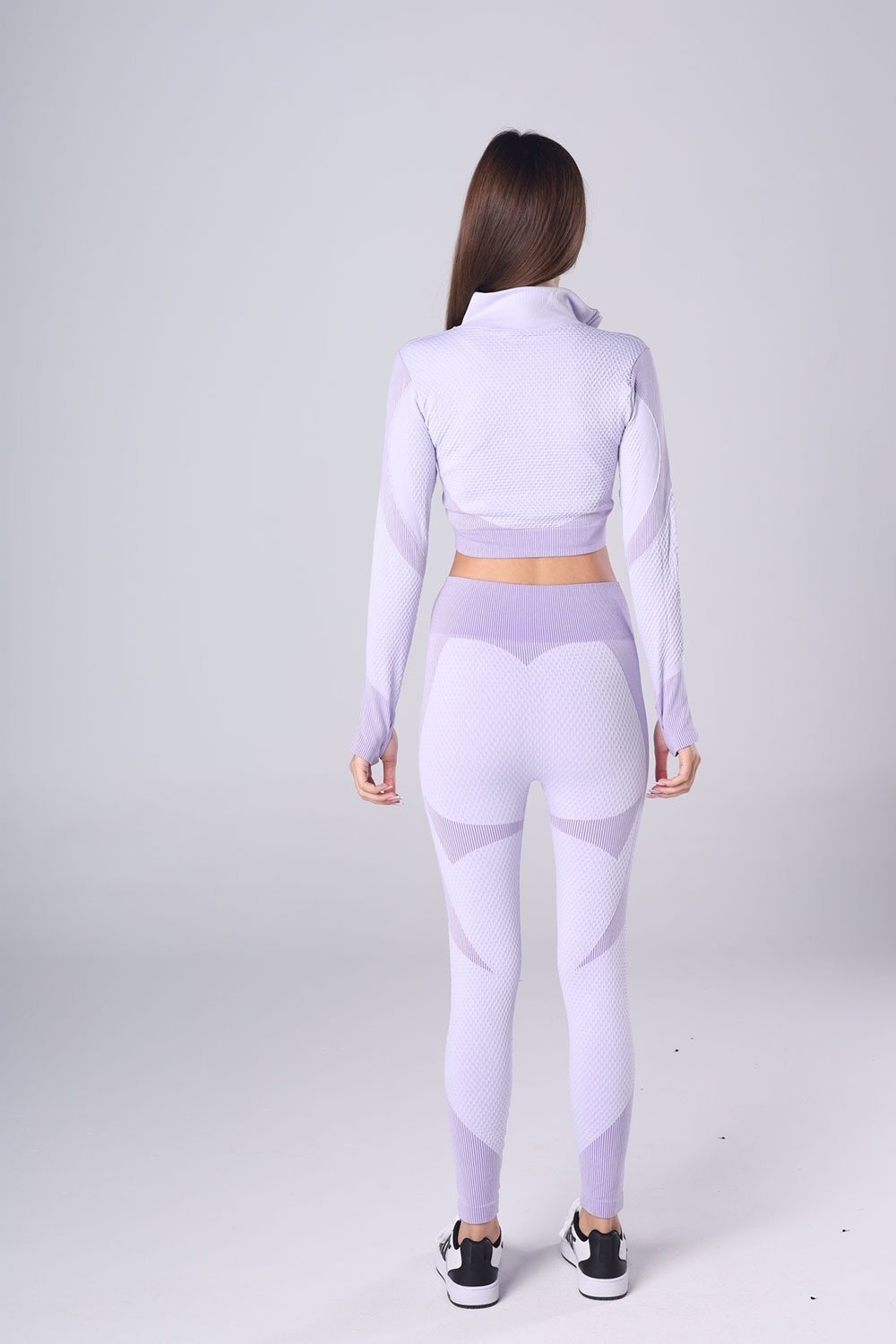 Seamless Zip-Up leggings Set - 3 pieces - Image 5