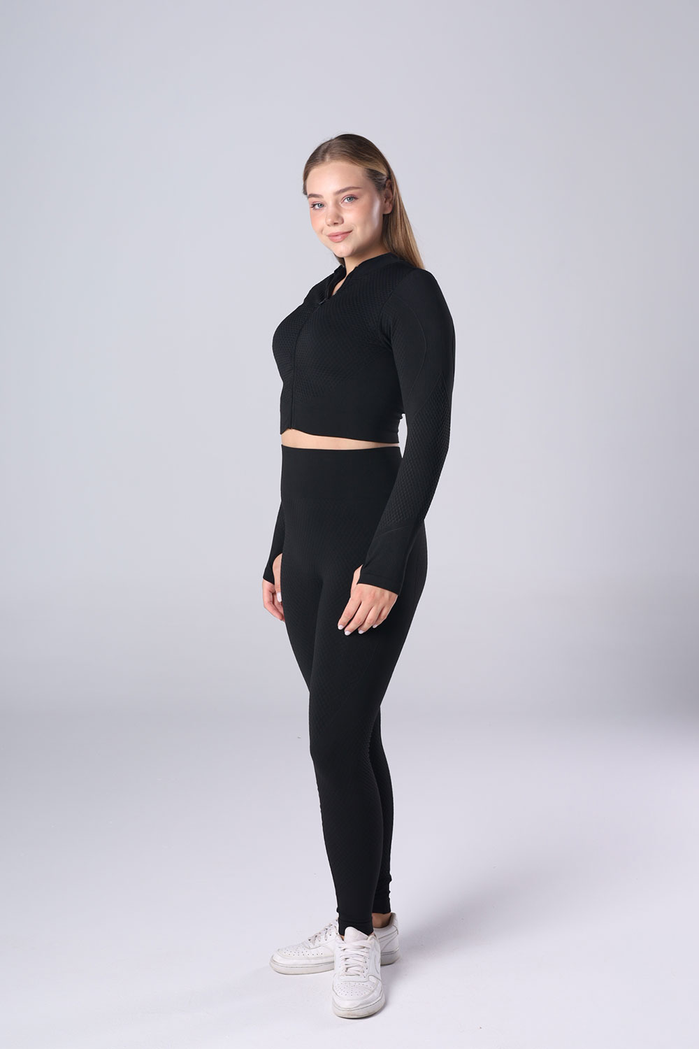 Seamless Zip-Up leggings Set - 3 pieces - Image 19