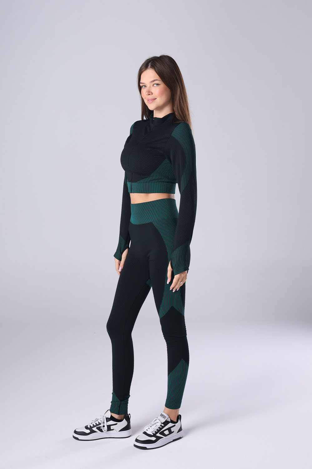Seamless Zip-Up leggings Set - 3 pieces - Image 39
