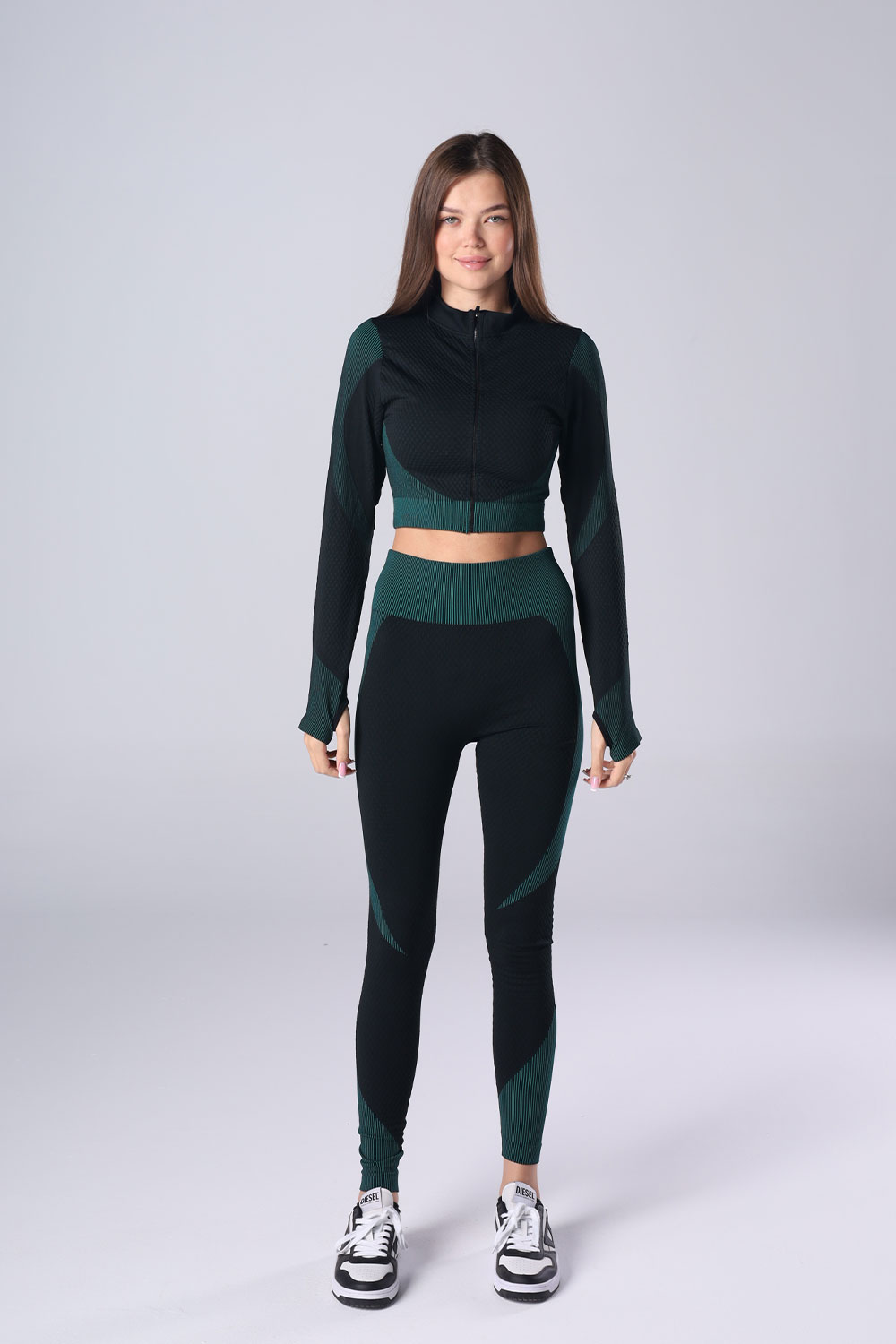 Seamless Zip-Up leggings Set - 3 pieces - Image 38