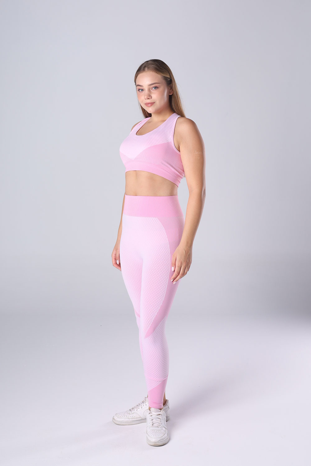 Seamless Zip-Up leggings Set - 3 pieces - Image 9