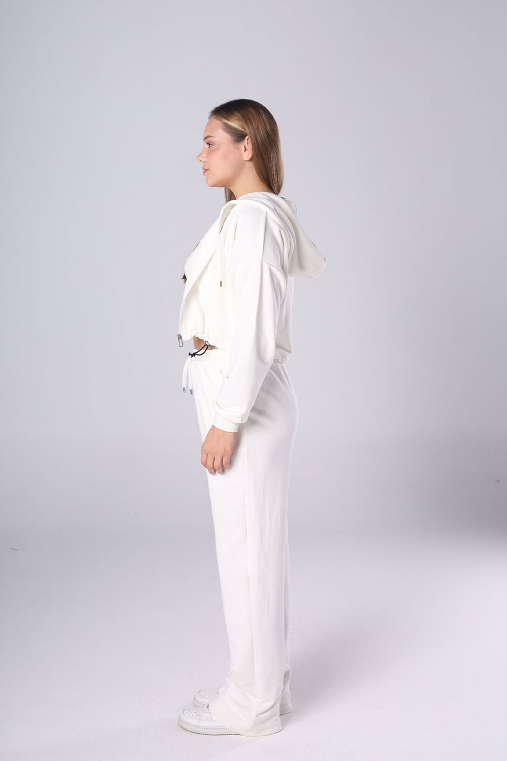 Cropped Full-Zip Tracksuit Set – 3 piece - Image 8