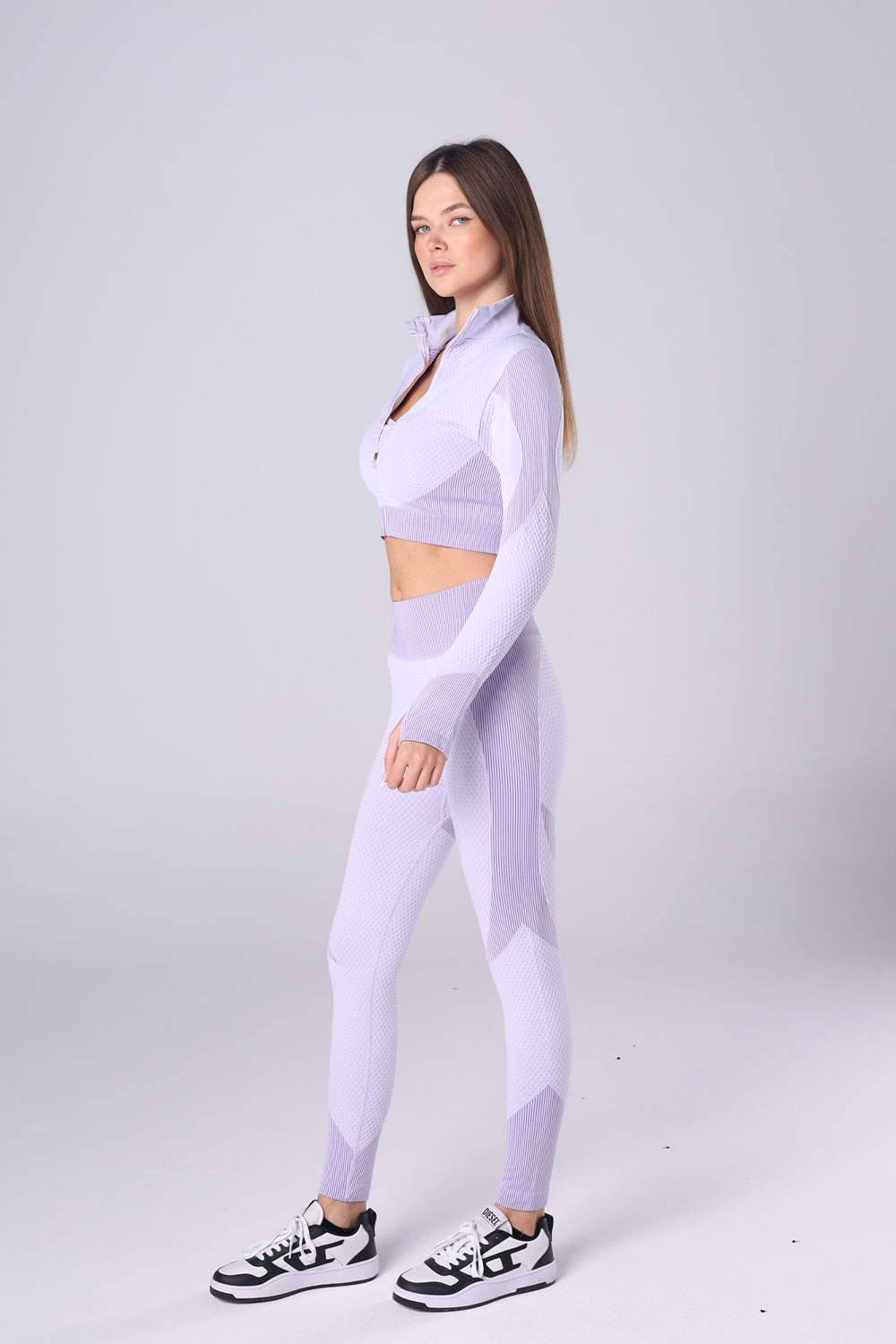 Seamless Zip-Up leggings Set - 3 pieces - Image 6