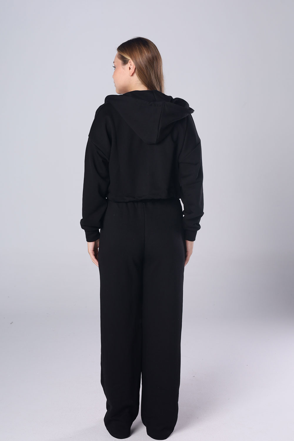 Cropped Full-Zip Tracksuit Set – 3 piece - Image 4